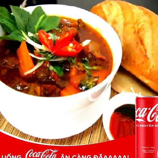 Hình ảnh BÁNH MÌ BÒ KHO - COCA COLA
