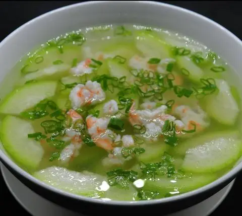 Hình ảnh Canh Bí nấu Tôm