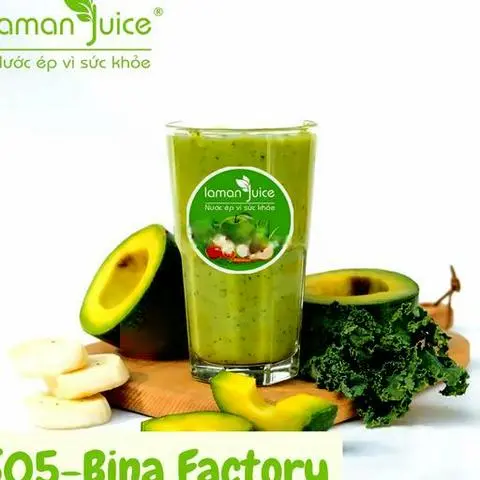 Hình ảnh S05 - bina factory - sinh tố bơ mix bó xôi - chuối - mật ong