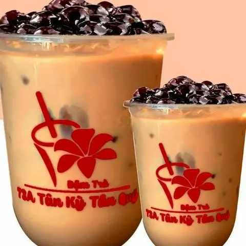 Hình ảnh B - Trà sữa double tea trân châu - Size M