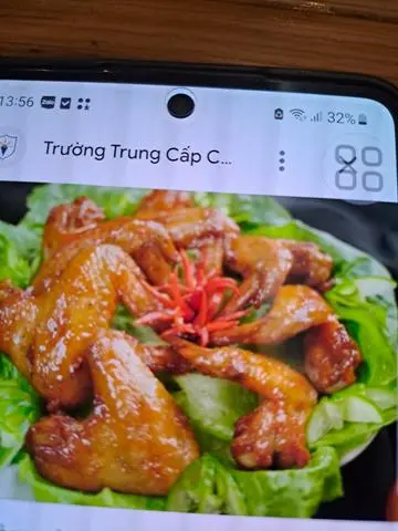 Hình ảnh cánh gà chiên mắm 