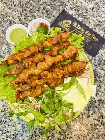 Hình ảnh Mề Gà Nướng 1 xiên