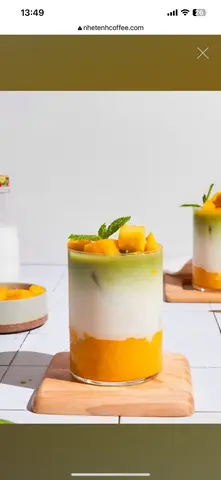 Hình ảnh Matcha Latte Xoài