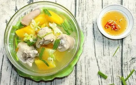 Hình ảnh Cơm canh Đuôi Heo hầm đu đủ