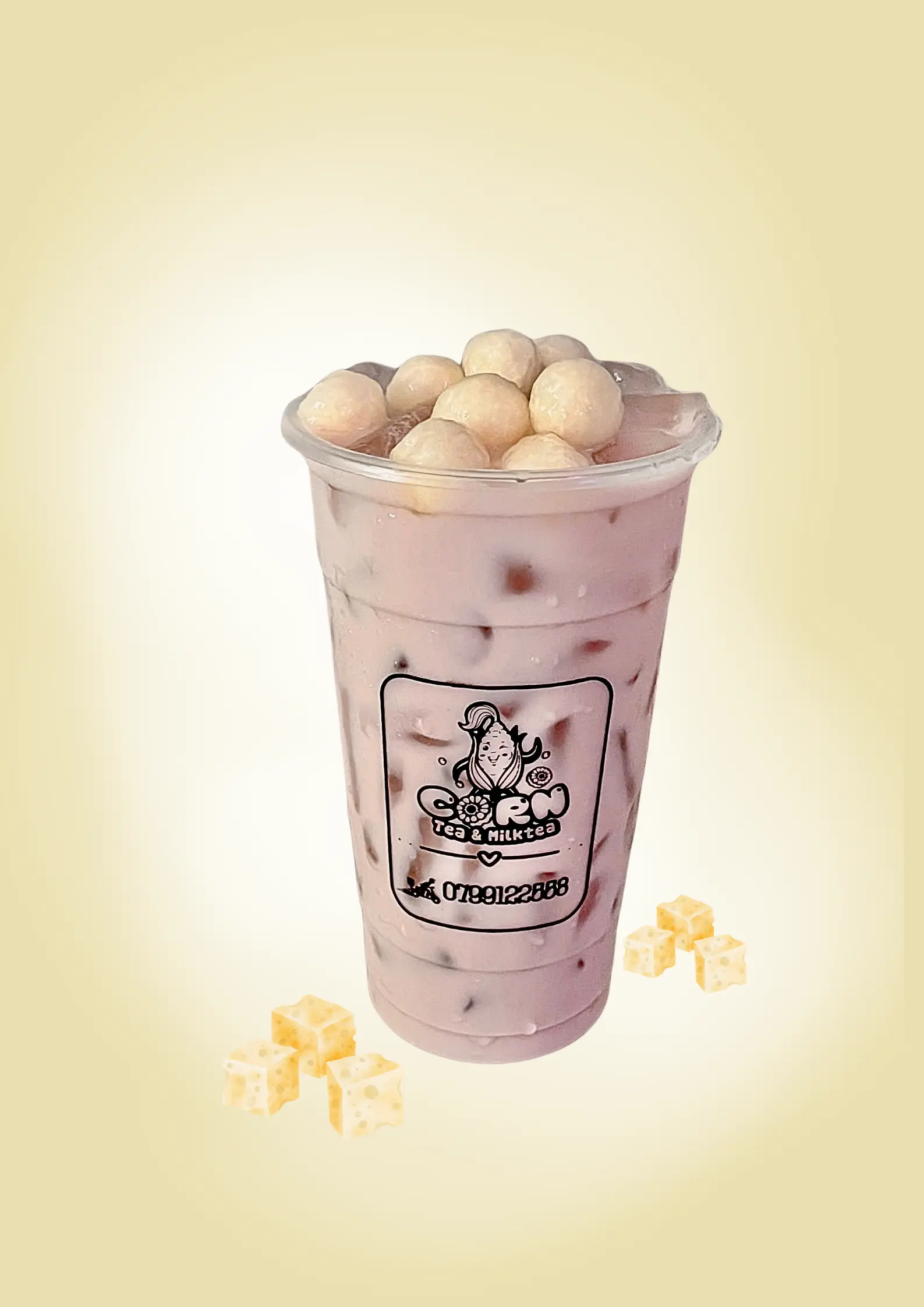 Hình ảnh Trà Sữa Phô Mai Viên