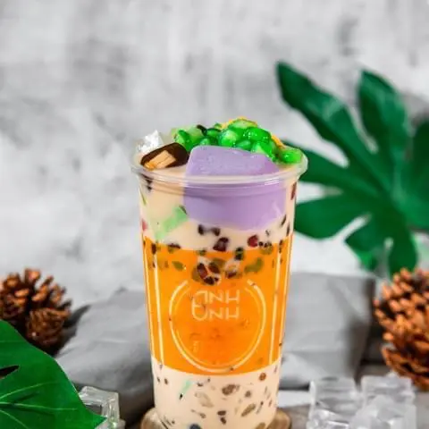 Hình ảnh Trà sữa truyền thống full topping
