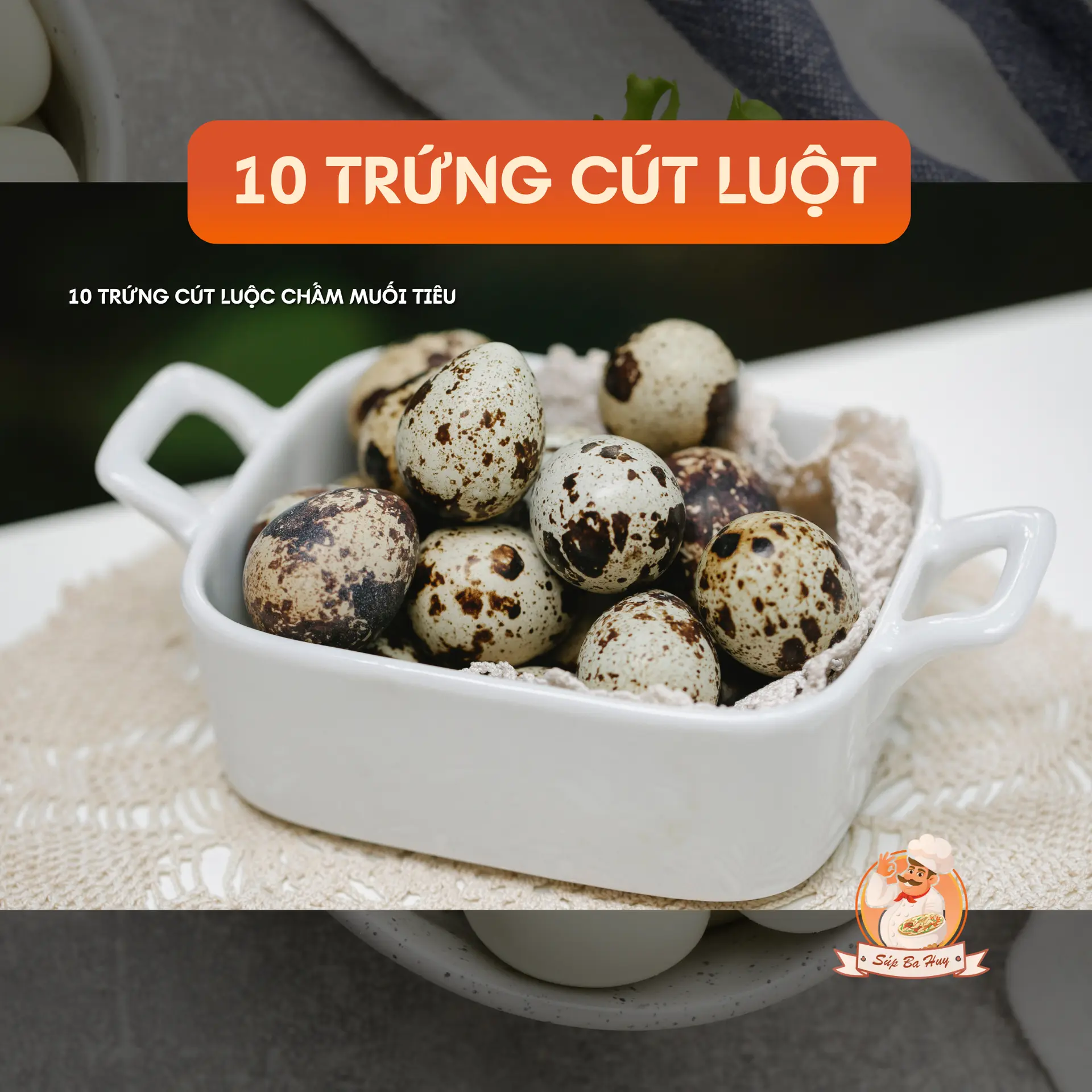 Hình ảnh 10 Trứng Cút Muối Tiêu