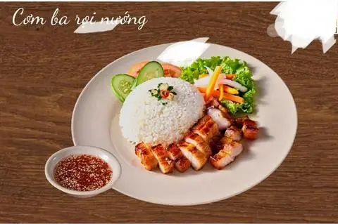 Hình ảnh Cơm sườn ba rọi