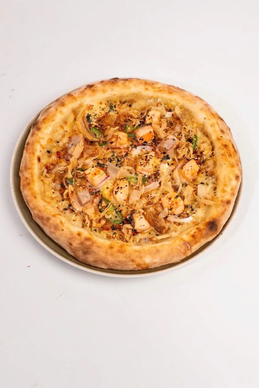 Hình ảnh Teriyaki - glazed salmon pizza 