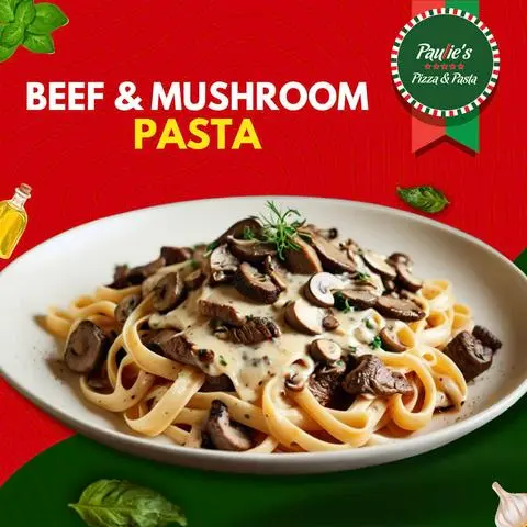 Hình ảnh Mì Ý Bò & Nấm | Beef & Mushroom Pasta