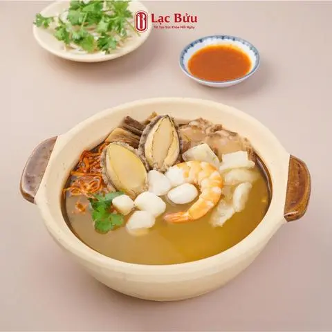 Hình ảnh Súp Bào Ngư Bóng Cá (thố đất)