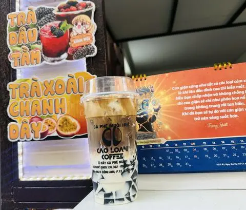 Hình ảnh Sữa tươi cà phê sương sáo - Size L