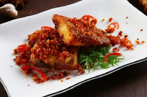 Hình ảnh cơm cá lóc chiên muối sả