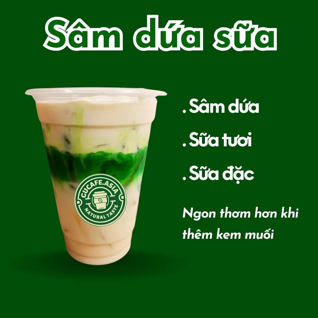 Hình ảnh Gucafe - Sâm dứa sữa
