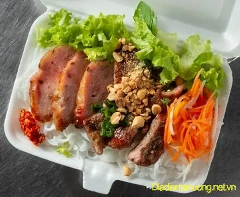 Hình ảnh Bánh hỏi thịt nướng