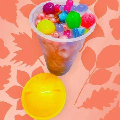 Hình ảnh Trà KiWi Phú Quý (Pudding, Trân Châu Dừa, Thạch Khoai Môn)(500ml)