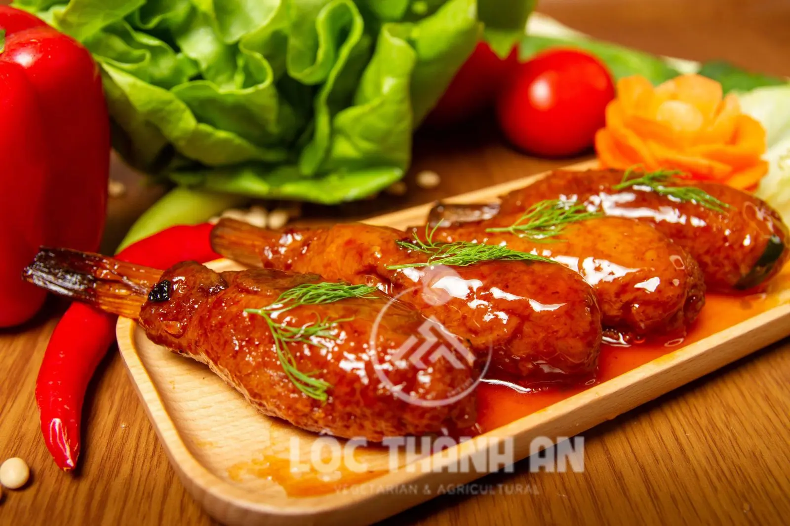 Hình ảnh Đùi Gà Sốt Xá Xíu