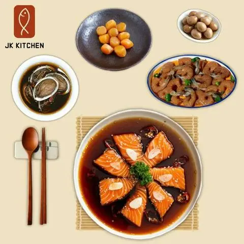 Hình ảnh Tiệc Hải Sản Ngâm Tương + TẶNG 01 Hộp Cút Ngâm Tương Size S
