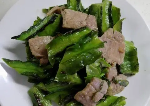 Hình ảnh Đậu rồng xào thịt