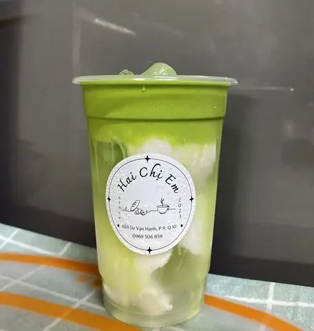 Hình ảnh Coconut matcha foam (Nước dừa kem matcha)