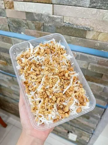 Hình ảnh Kem chuối mix dừa sợi, đậu phộng (600gr)