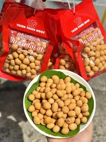 Hình ảnh ĐẬU PHỘNG DA CÁ TỎI ỚT 1Bịch/80Gr