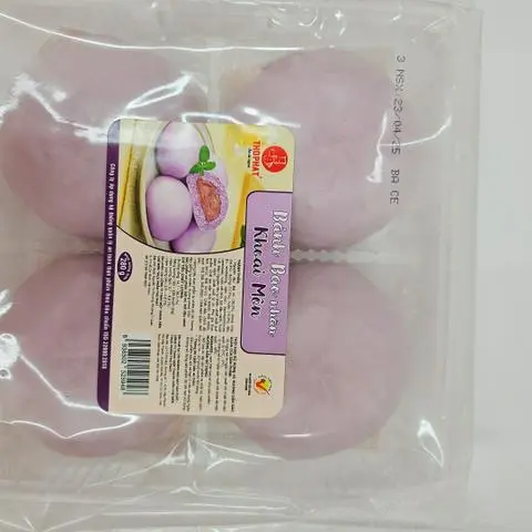 Hình ảnh Bánh bao khoai môn chưa hấp (gói 4 cái)