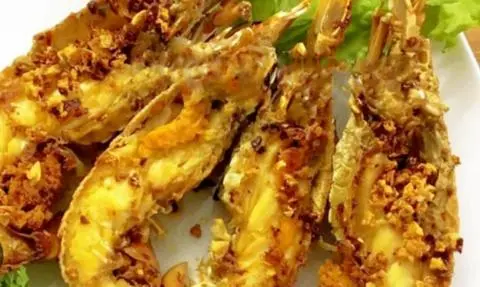 Hình ảnh Tôm muni cháy tỏi 1 con