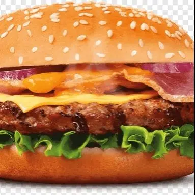 Hình ảnh hamburger Tôm+Trứng