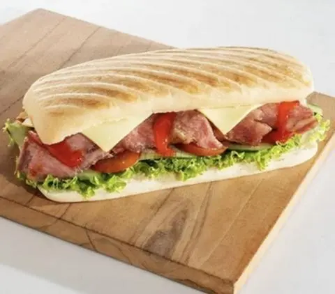 Hình ảnh kebab panini thịt heo phô mai