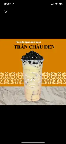 Hình ảnh Trà Sữa Gạo Rang Trân Châu Đen