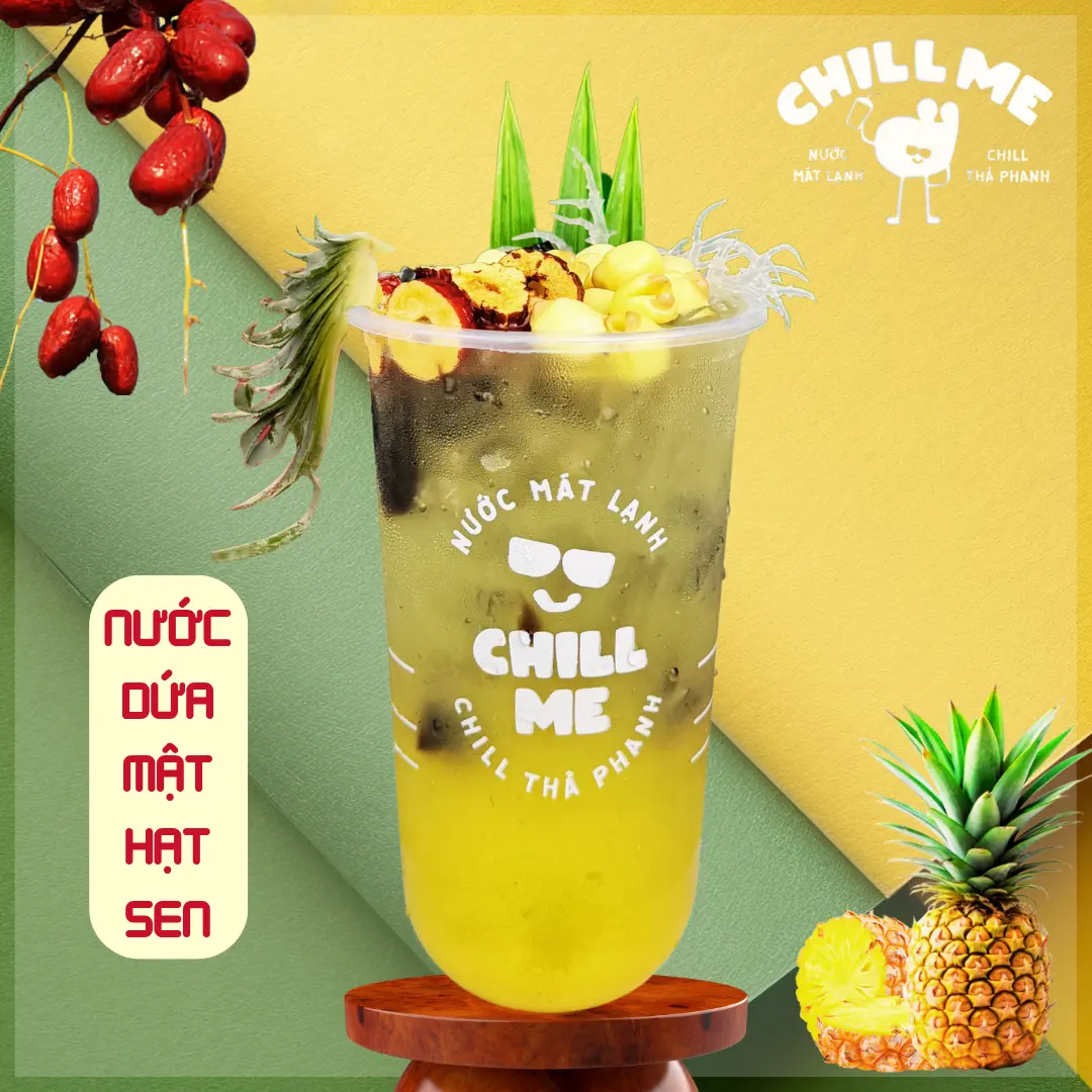 Hình ảnh Nước Dứa Mật Hạt Sen
