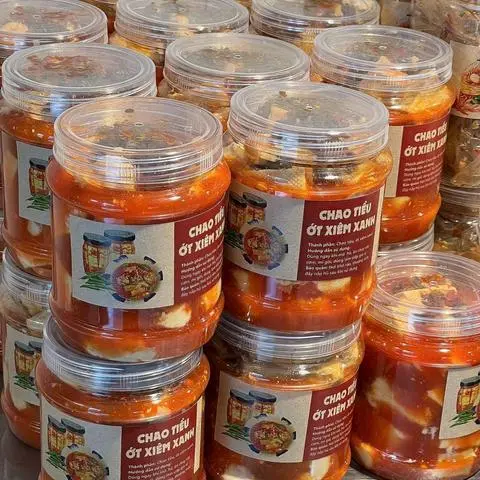 Hình ảnh Chao tiều muối ớt xiêm xanh (800g) 