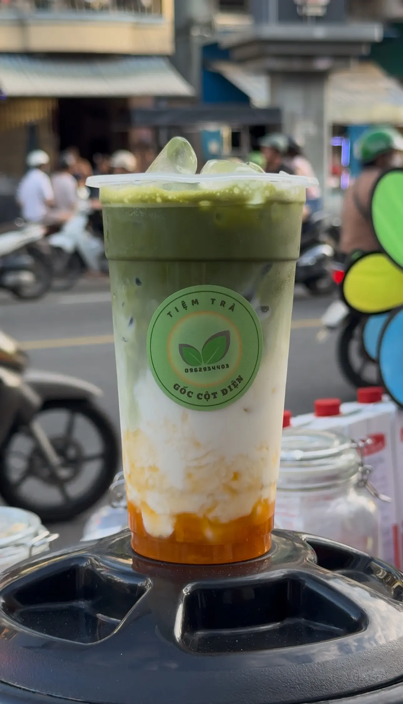 Hình ảnh Matcha latte xoài