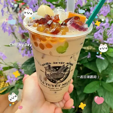Hình ảnh Trà sữa tá lả ly 700ml