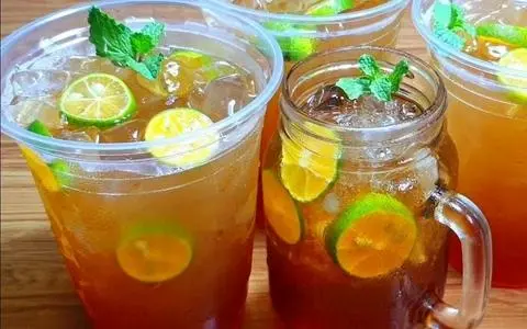 Hình ảnh Hồng Trà Tắc ly lớn