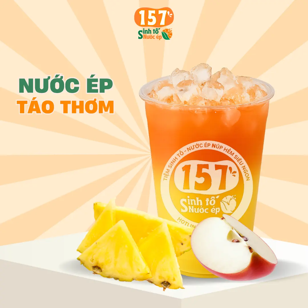 Hình ảnh [Nên thử] Nước ép Táo thơm
