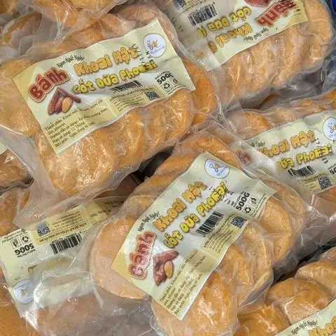 Hình ảnh Bánh khoai lang mật nhân phô mai healthy (Set 10 bánh)