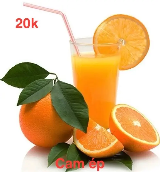 Hình ảnh Ép cam tươi ?