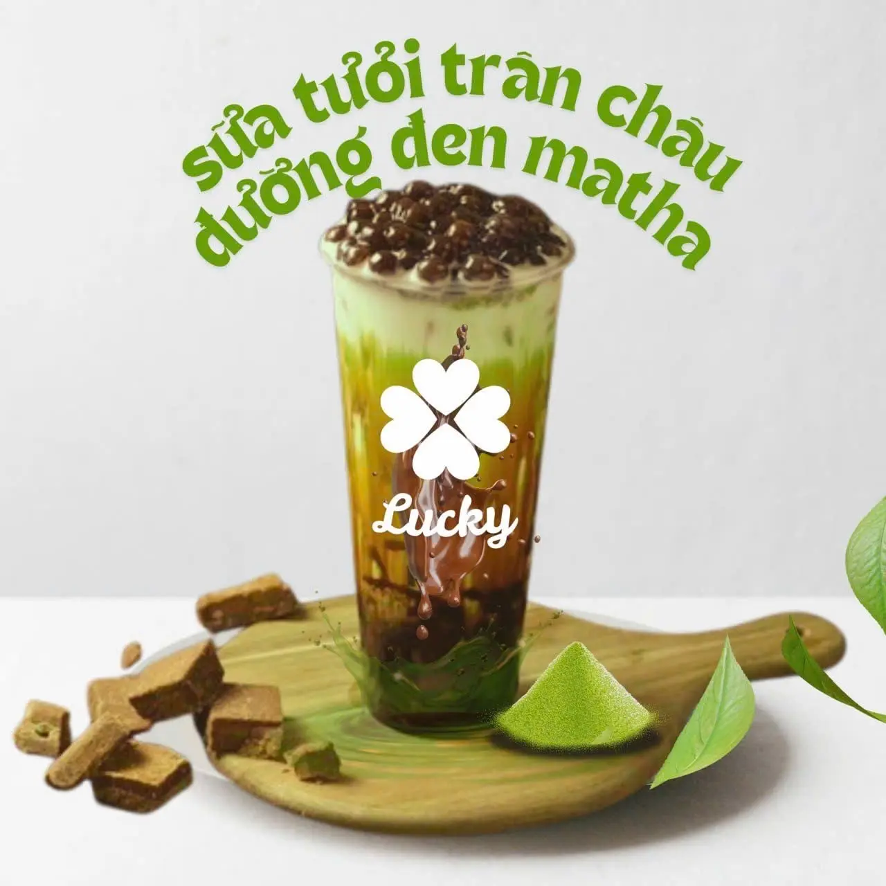 Hình ảnh Sữa Tươi Đường Đen Matcha 