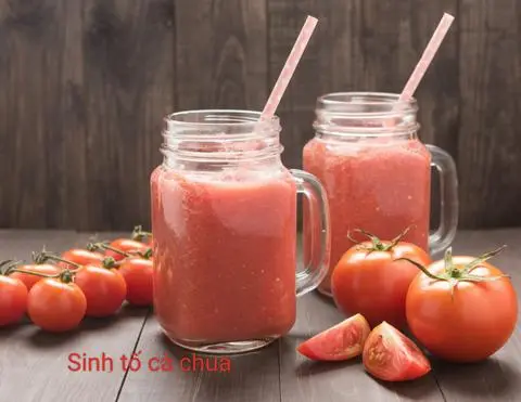 Hình ảnh sinh tố cà chua 