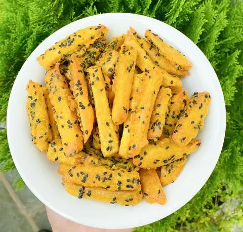 Hình ảnh Khoai Lang Miếng Chiên Giòn-150gram
