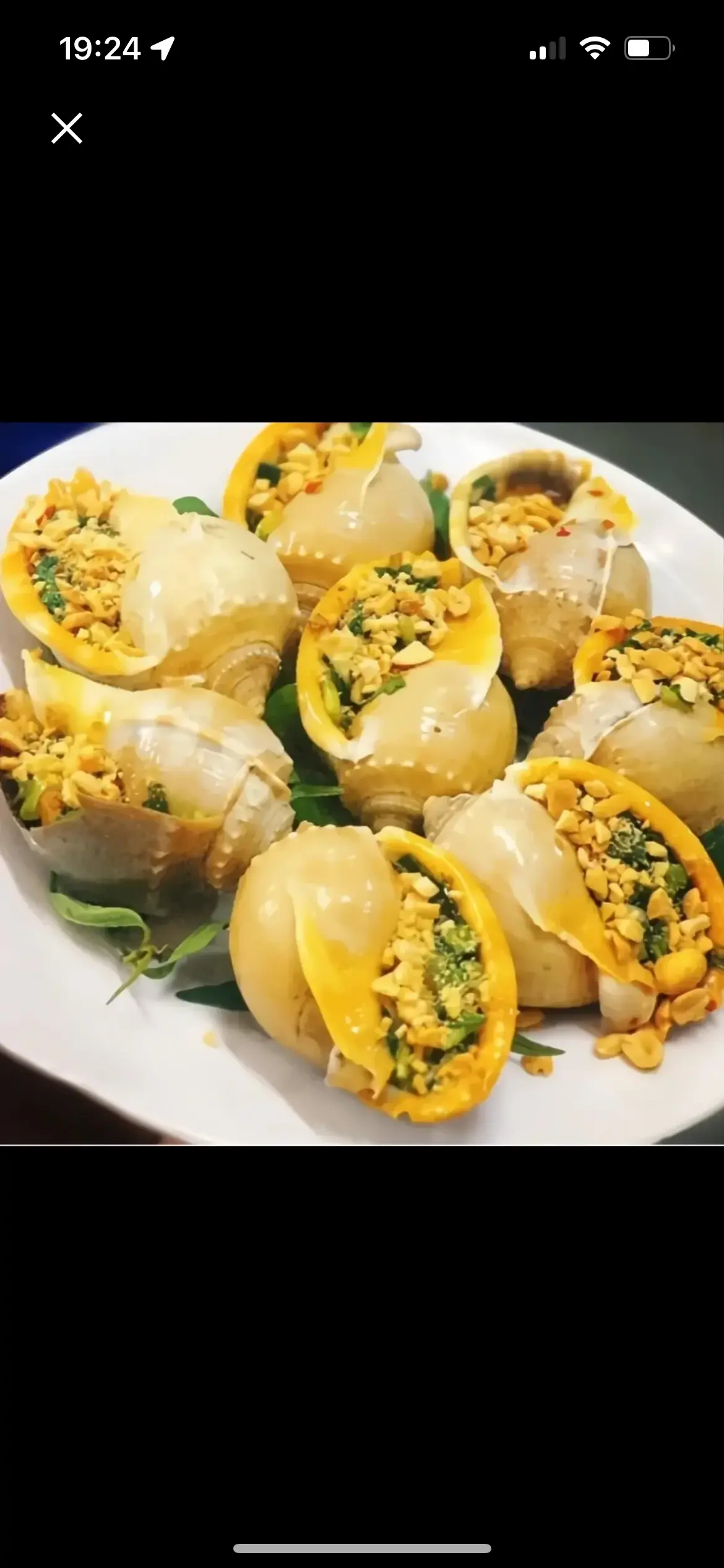 Hình ảnh ốc tỏi nướng mỡ hành (phần 1 con)