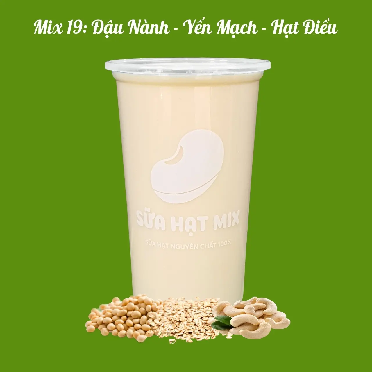 Hình ảnh Mix 19: Đậu Nành - Yến Mạch - Hạt Điều 