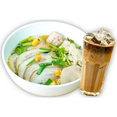 Hình ảnh Combo Hủ Tiếu Ngon Siba + Cà Phê Sữa