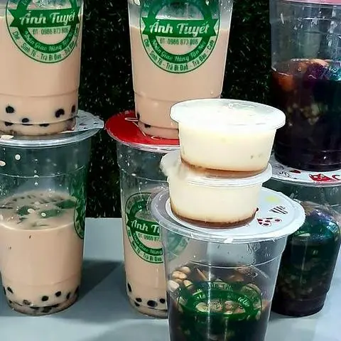 Hình ảnh Trà sữa bánh flan