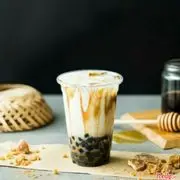 Hình ảnh Sữa Tươi Sốt Đào 