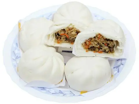 Hình ảnh BÁNH BAO CHAY RAU NẤM