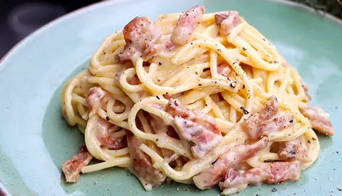 Hình ảnh Mì BACON sốt Kem