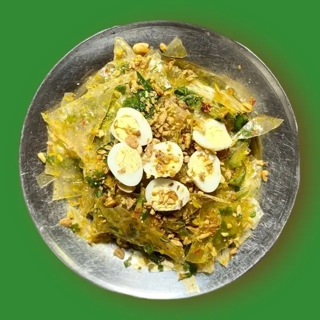 Hình ảnh Bánh Tráng Trộn Dẻo tỏi + bơ + tốp mở 